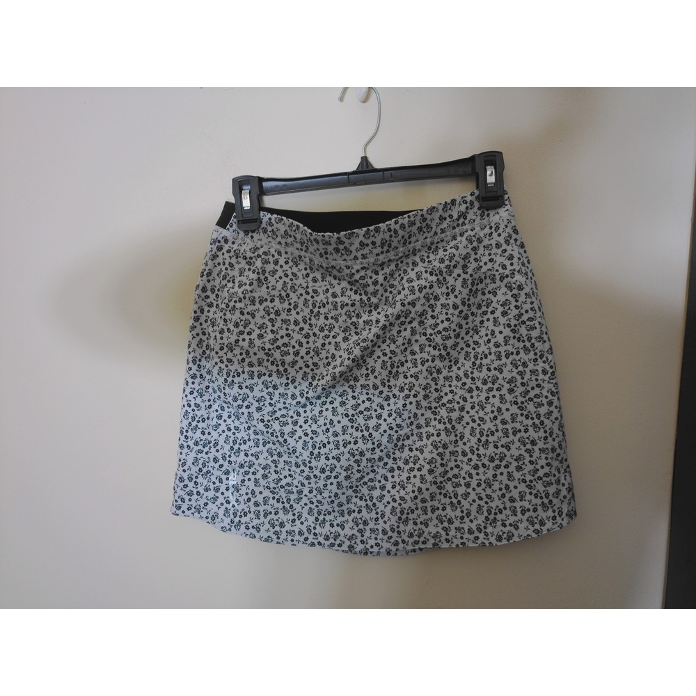 RLX Ralph Lauren Skort Women XS Black White Floral Stretch Golf Tennis Athletic